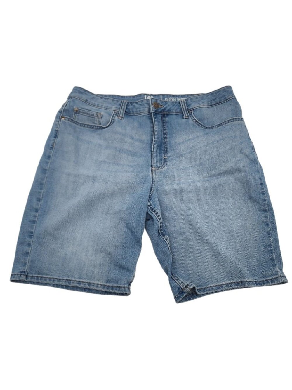 Lee Riders Mid Rise Bermuda Shorts womens